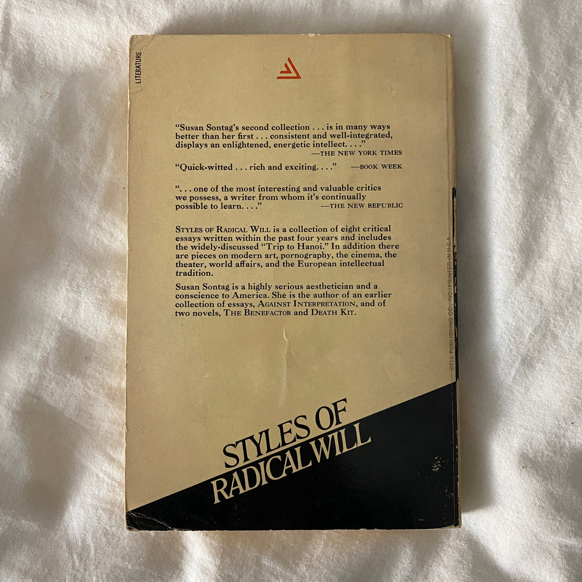 Styles of Radical Will by Susan Sontag