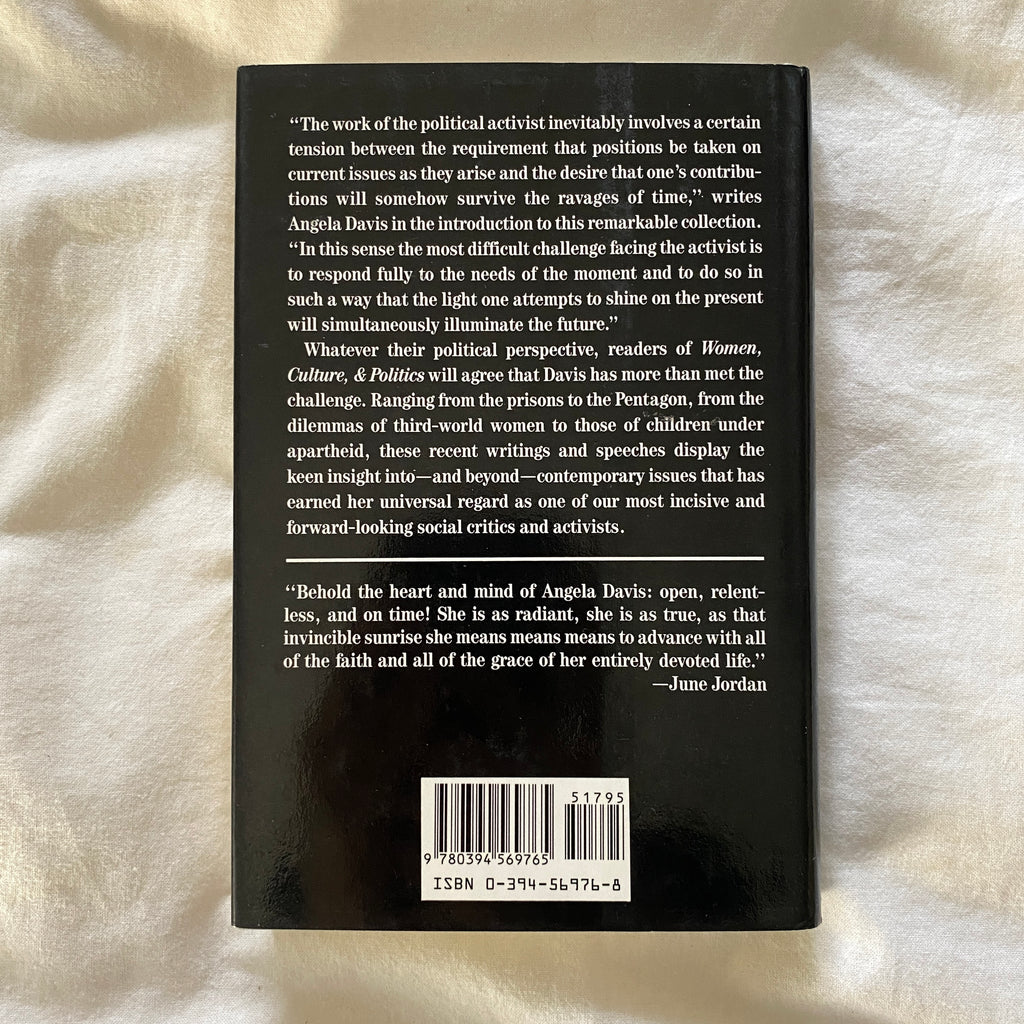 Women, Culture & Politics by Angela Y. Davis