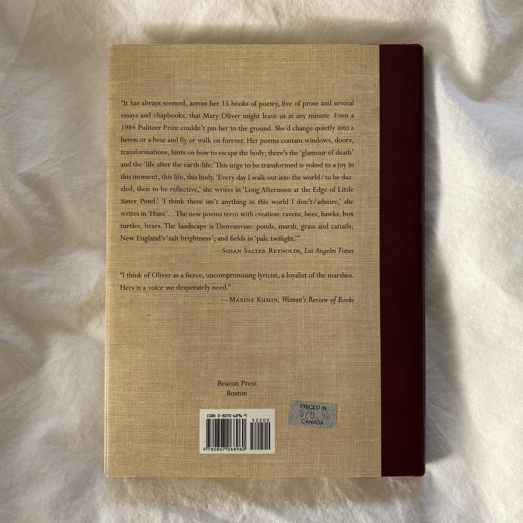 Thirst by Mary Oliver