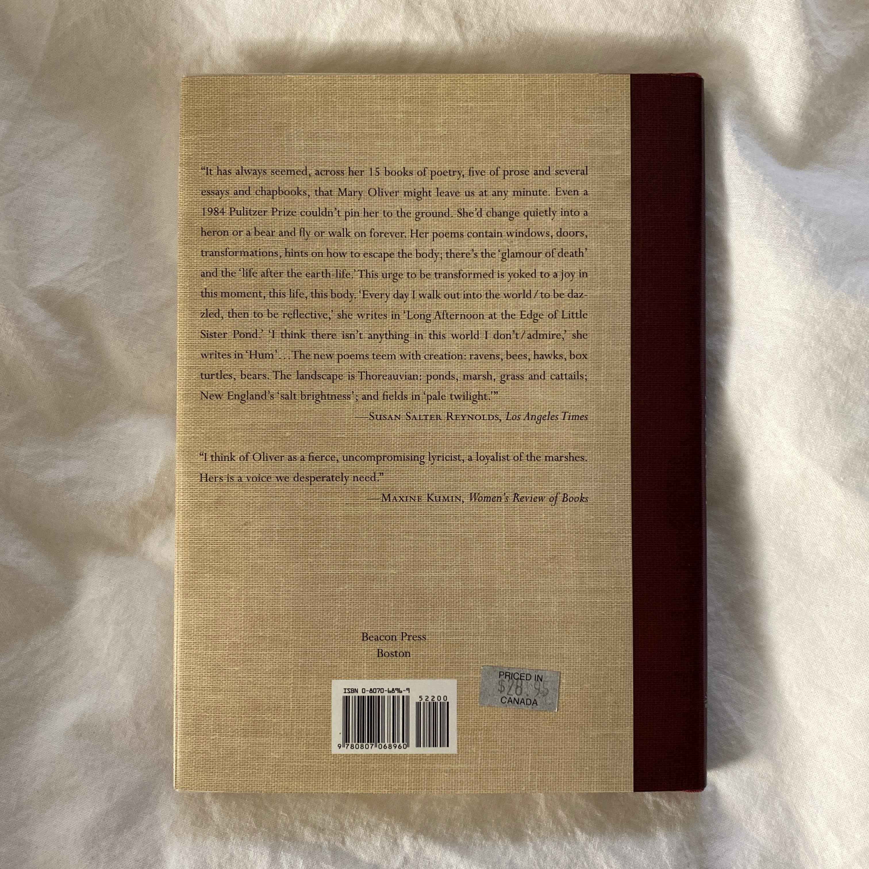 Thirst by Mary Oliver