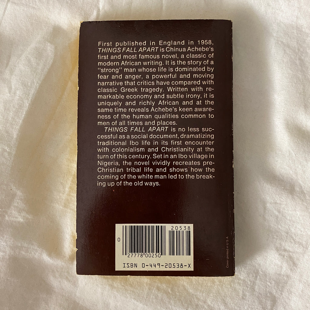 Things Fall Apart by Chinua Achebe