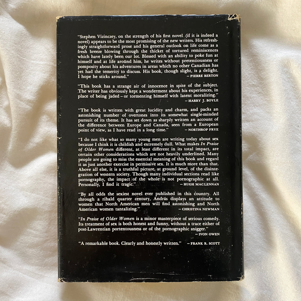 In Praise of Older Women by Stephen Vizinczey