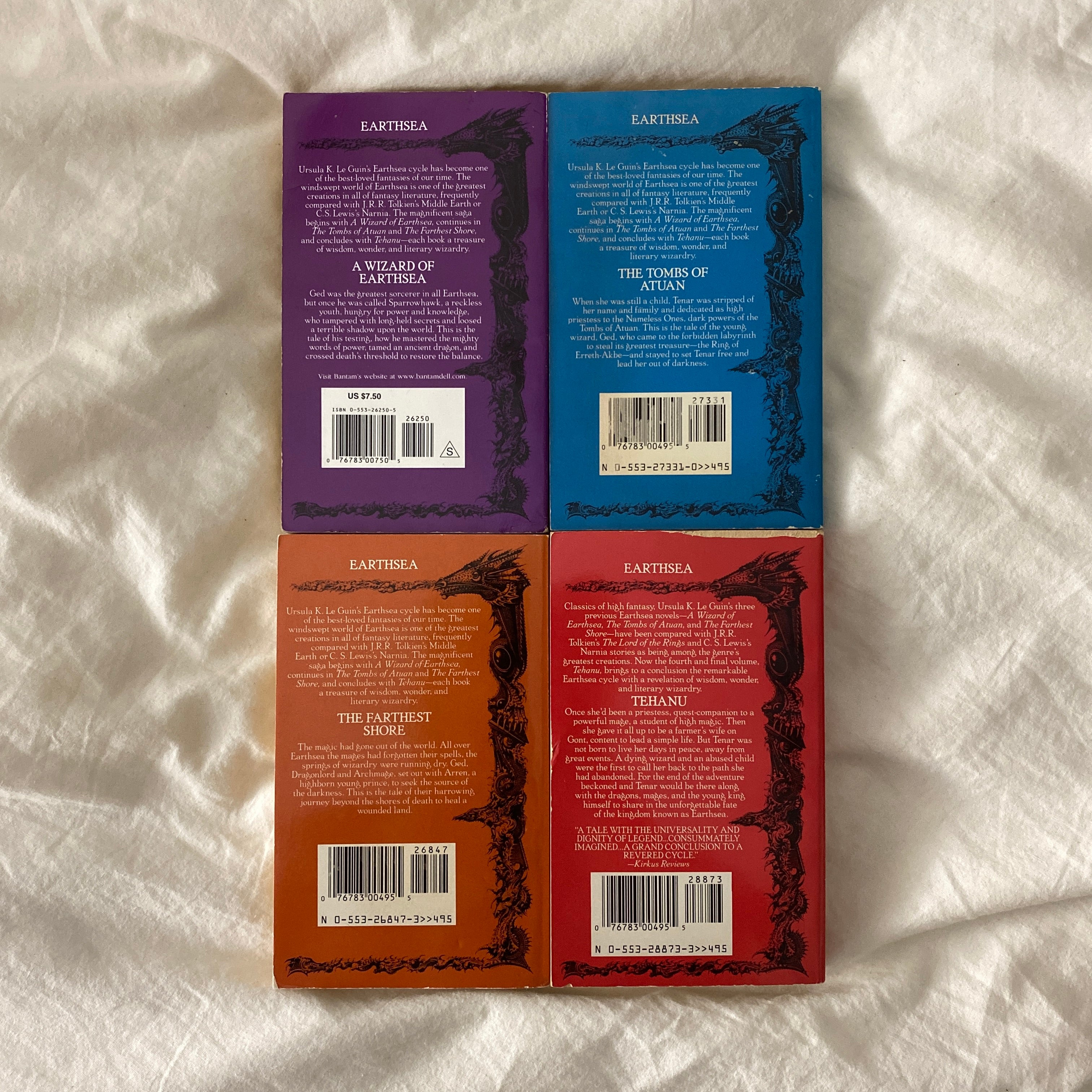 Earthsea set by Ursula K. Le Guin
