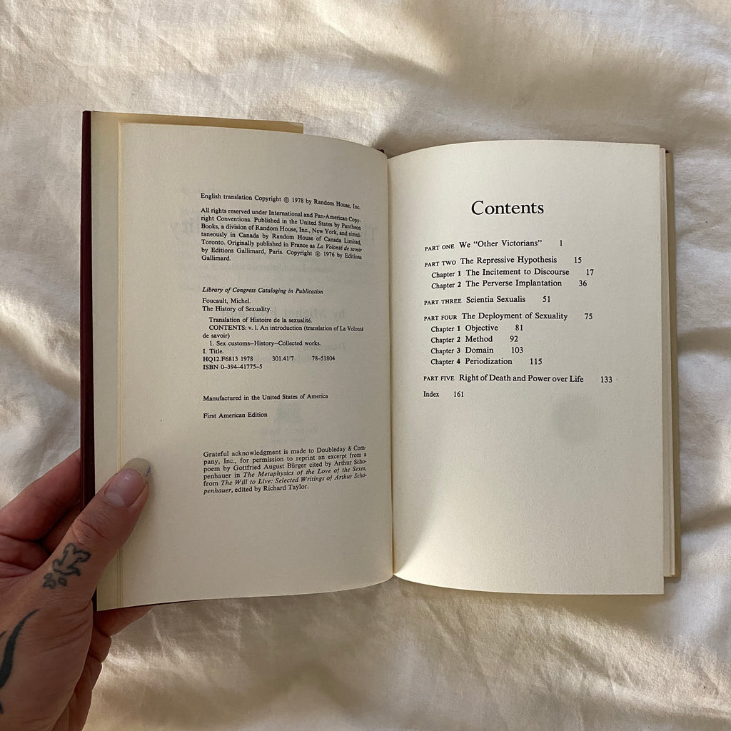 The History of Sexuality by Michel Foucault