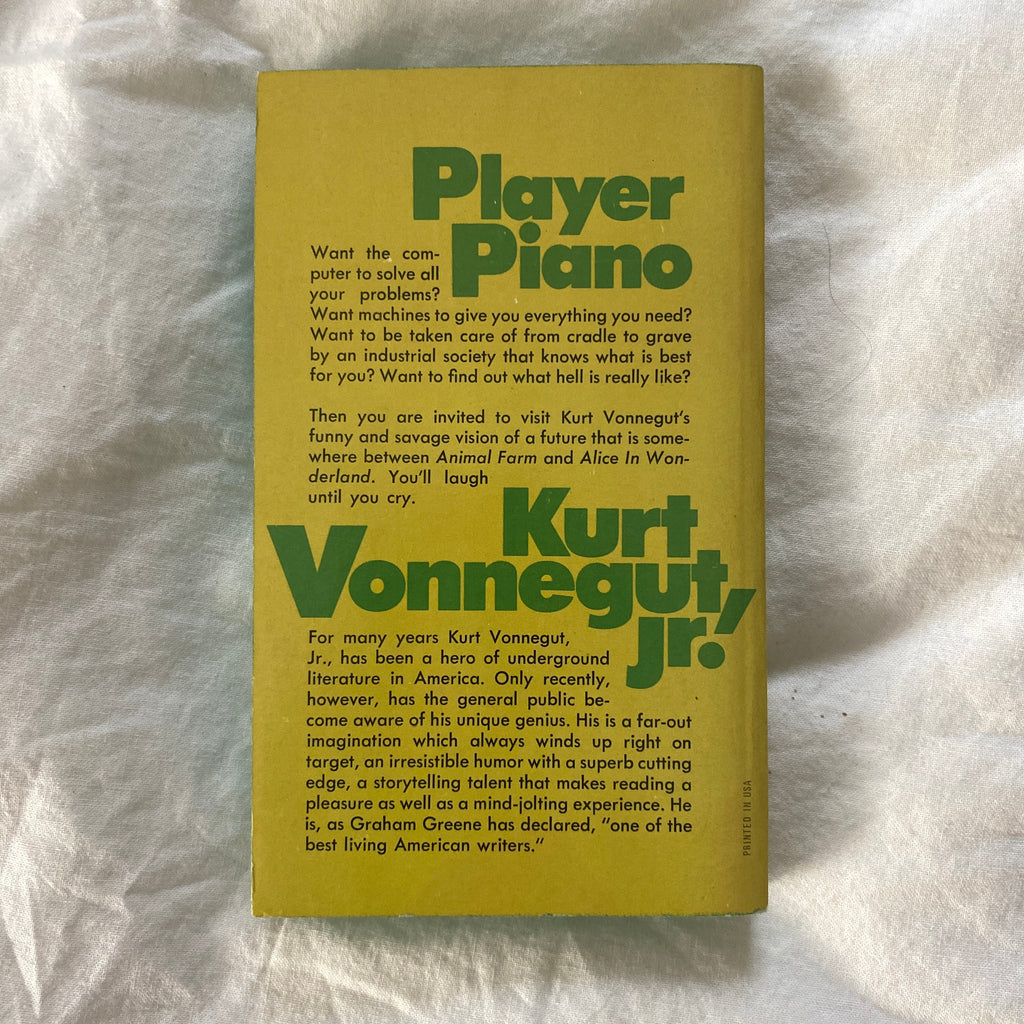 Player Piano by Kurt Vonnegut, Jr.