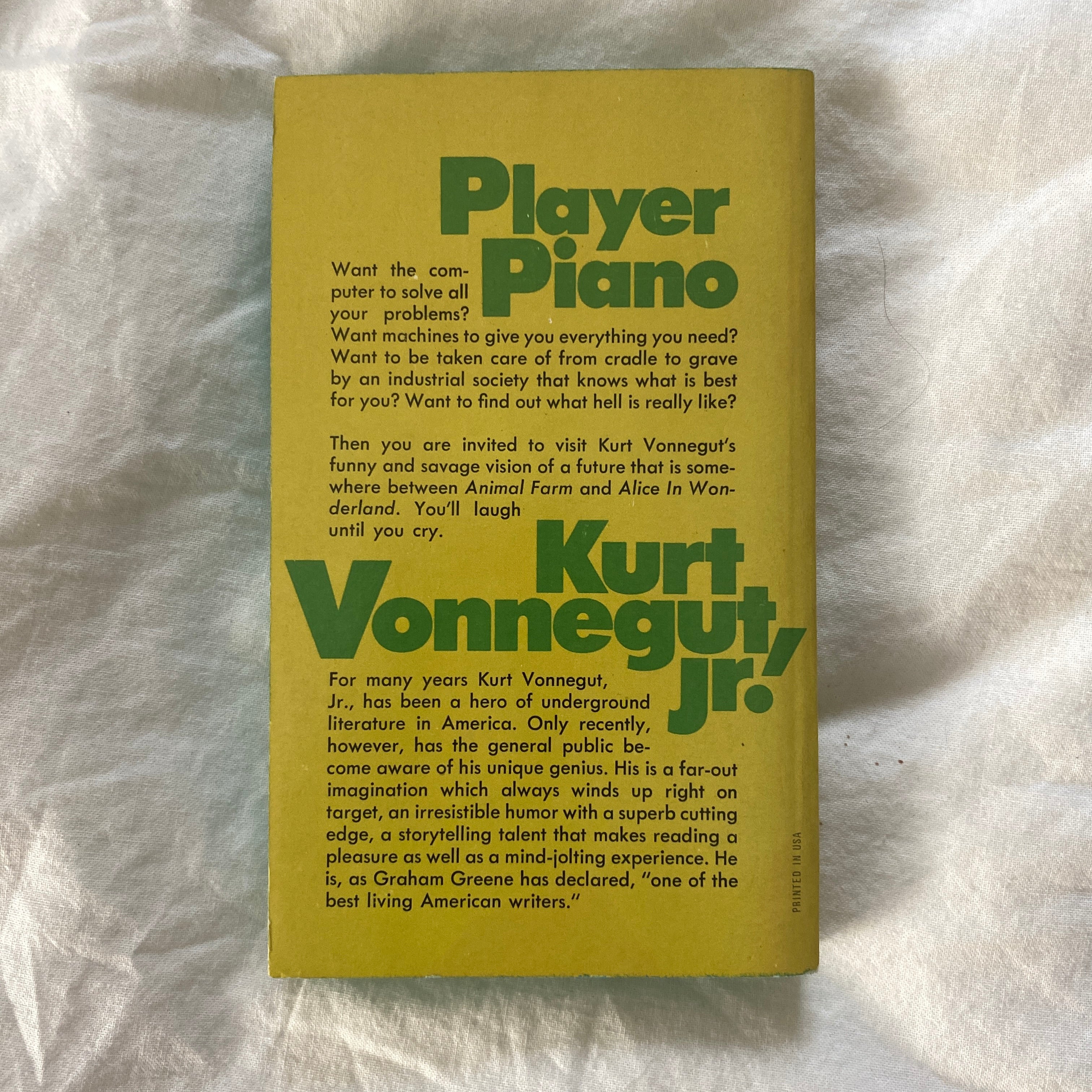 Player Piano by Kurt Vonnegut, Jr.