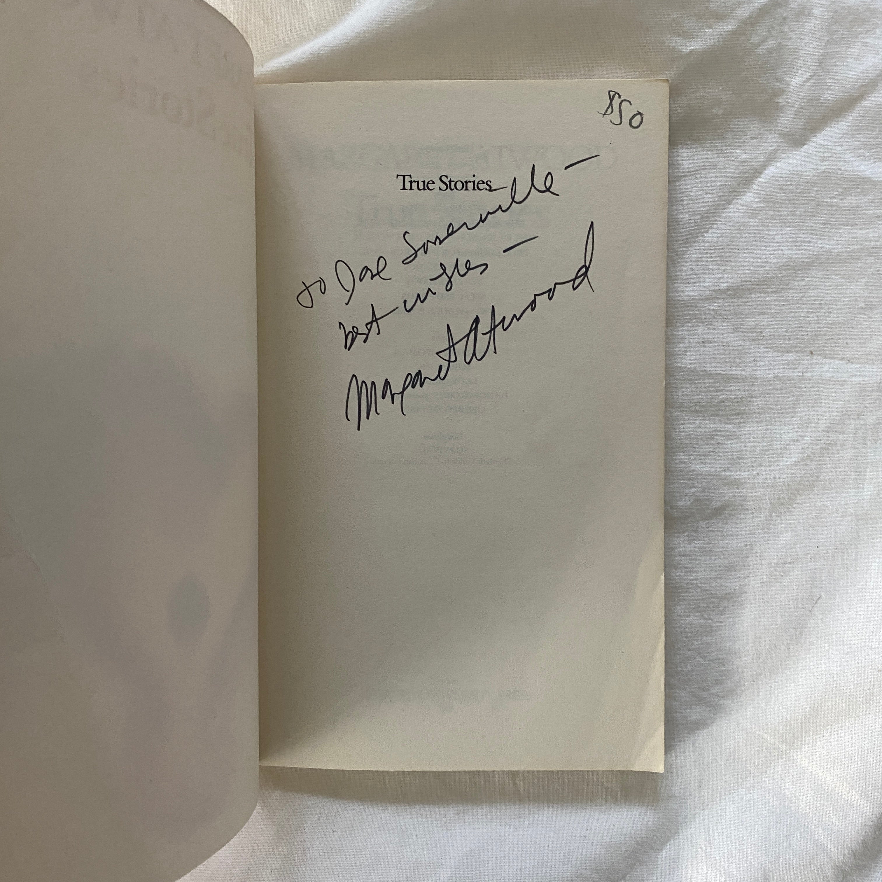 True Stories by Margaret Atwood SIGNED