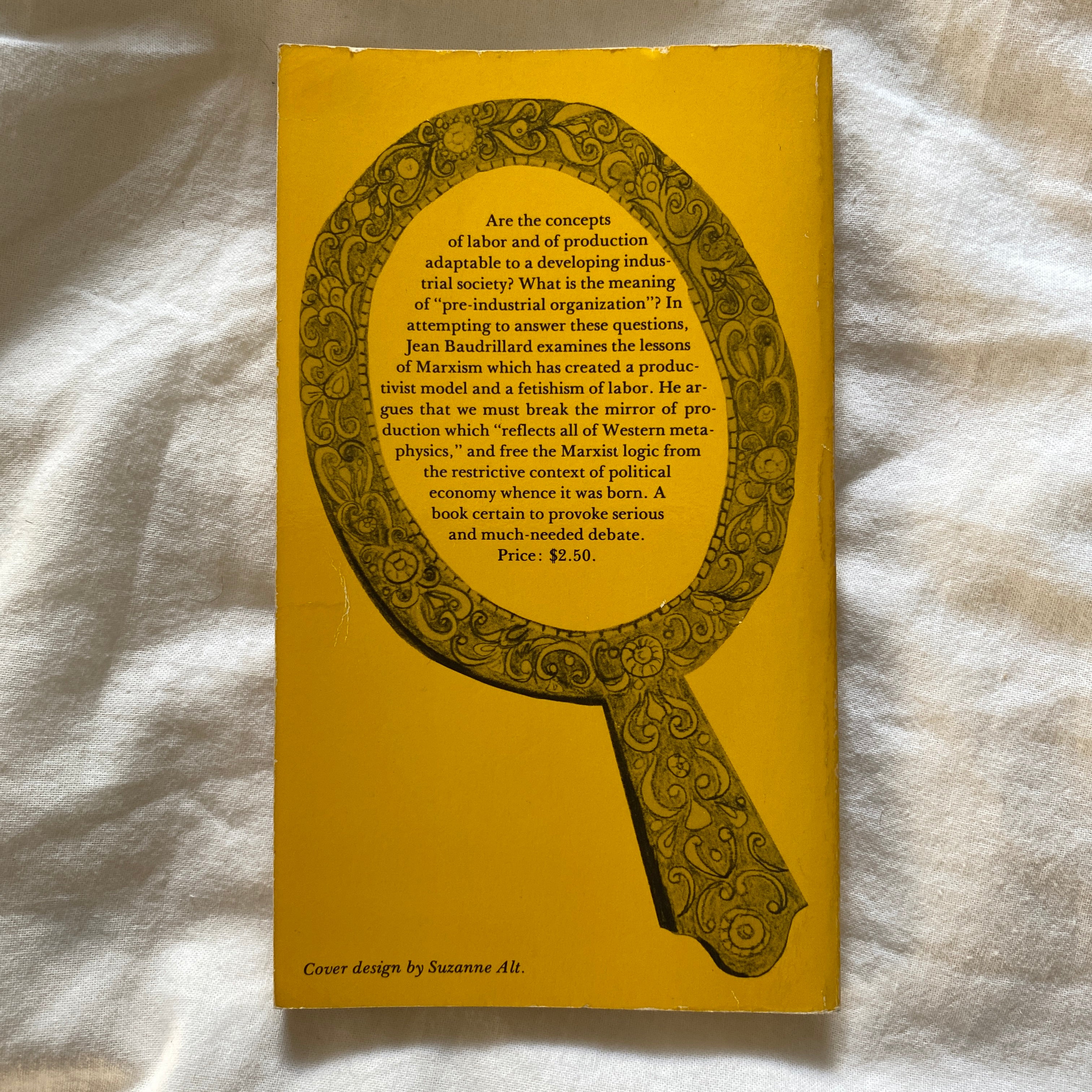 The Mirror of Production by Jean Baudrillard
