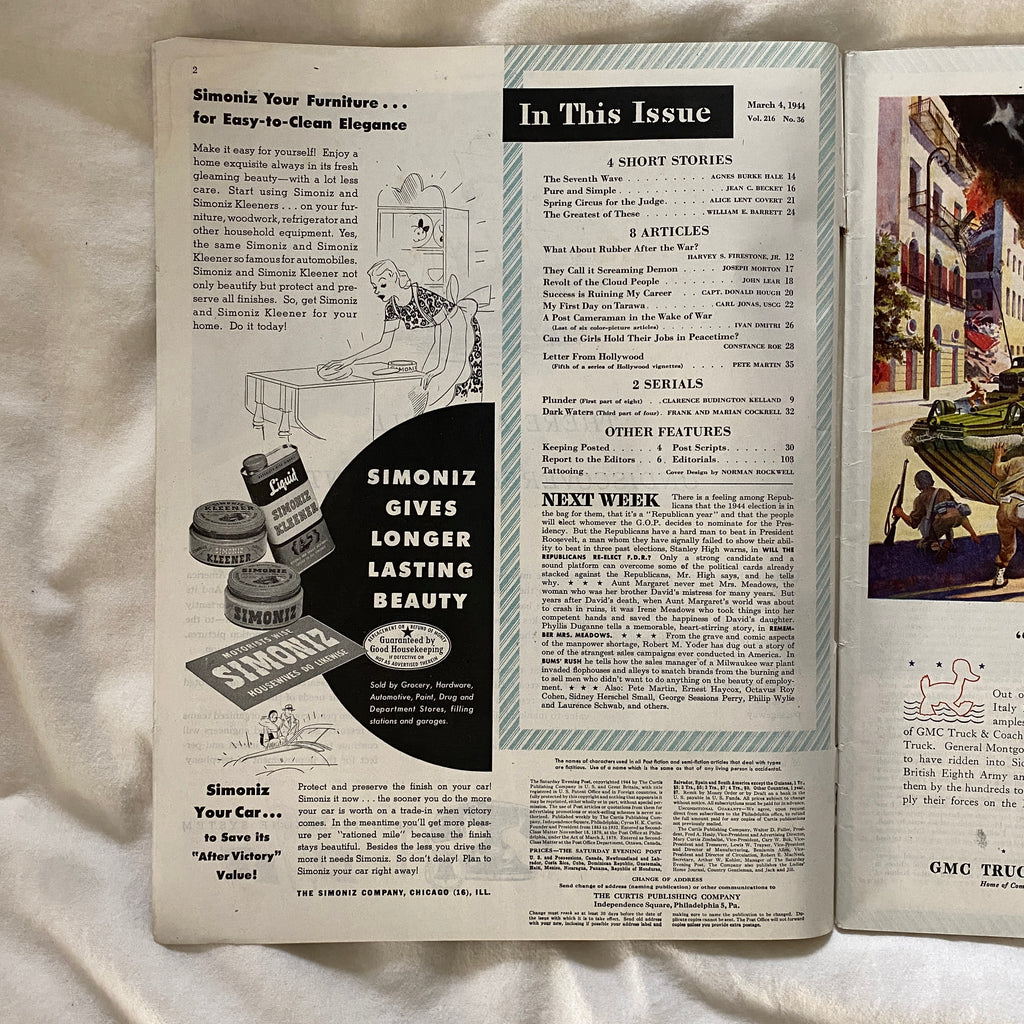 The Saturday Evening Post March 4, 1944