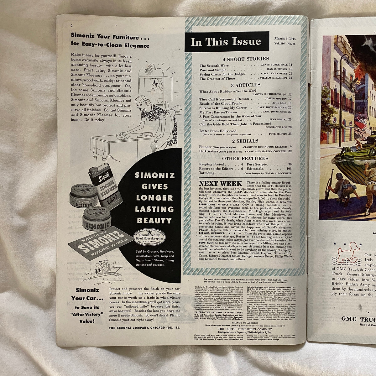 The Saturday Evening Post March 4, 1944