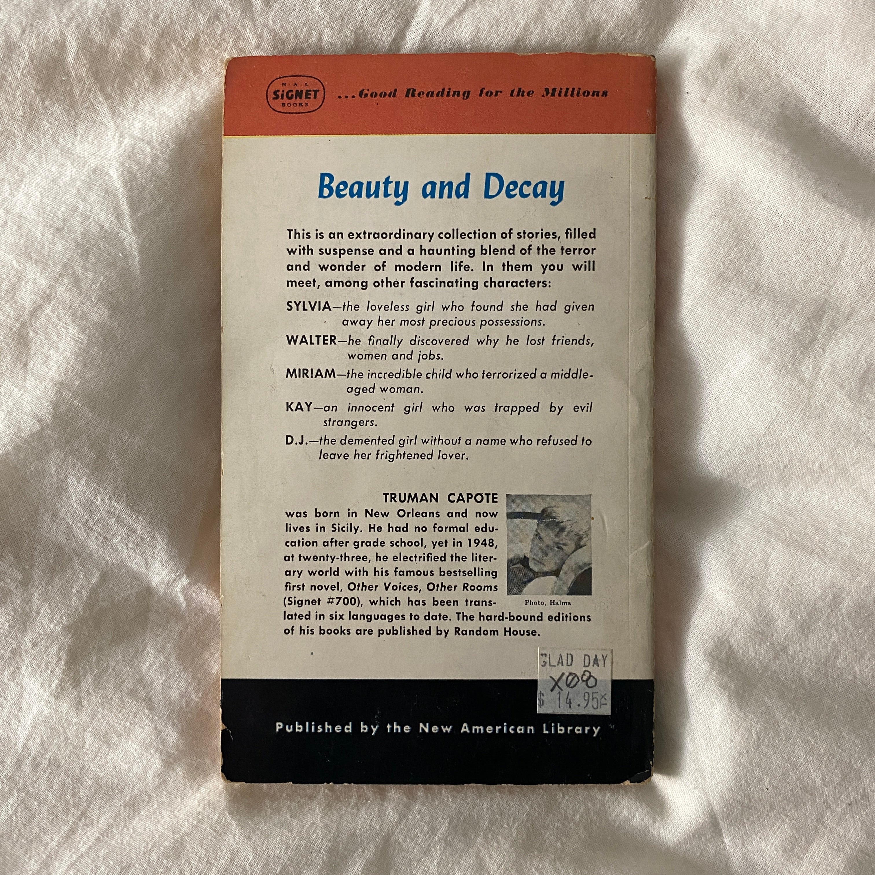 A Tree of Night and Other Stories by Truman Capote