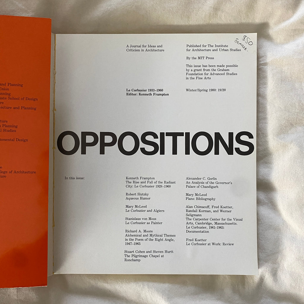 Oppositions 19/20