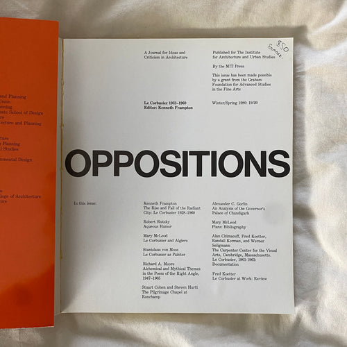 Oppositions 19/20