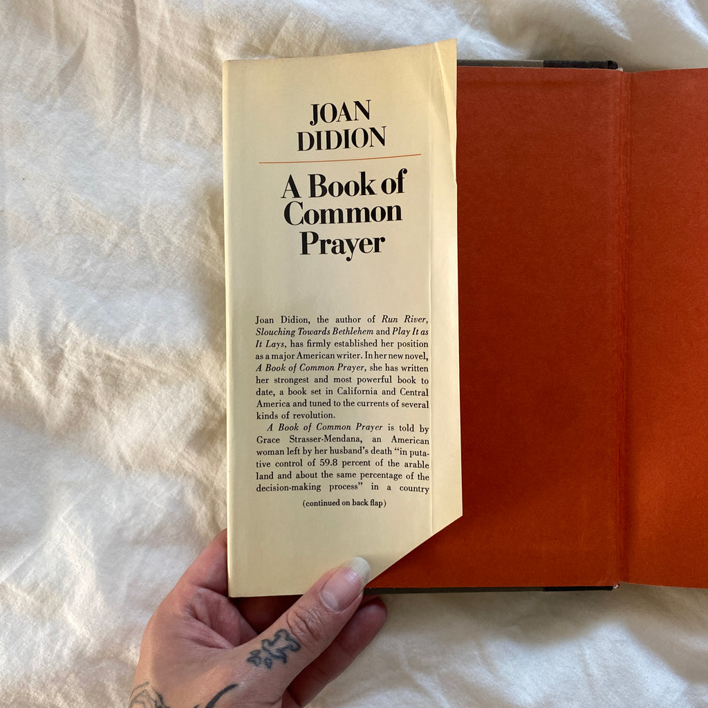 A Book of Common Prayer by Joan Didion