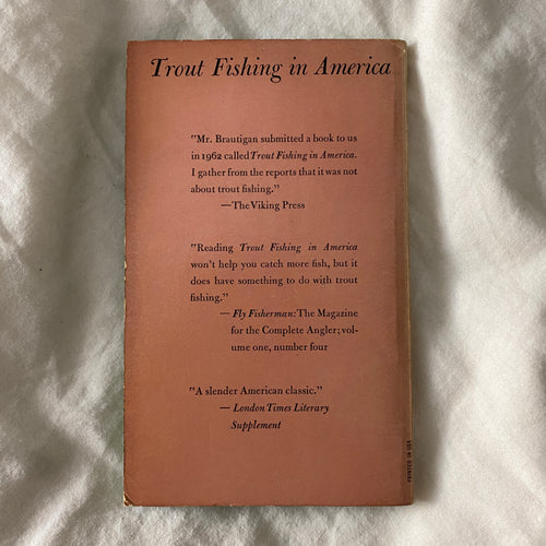 Trout Fishing in America by Richard Brautigan