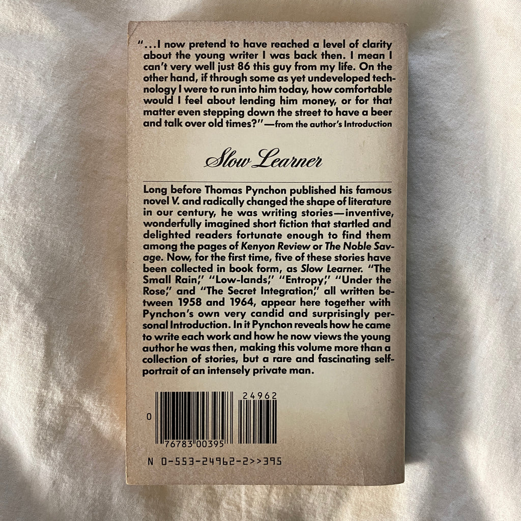 Slow Learner by Thomas Pynchon