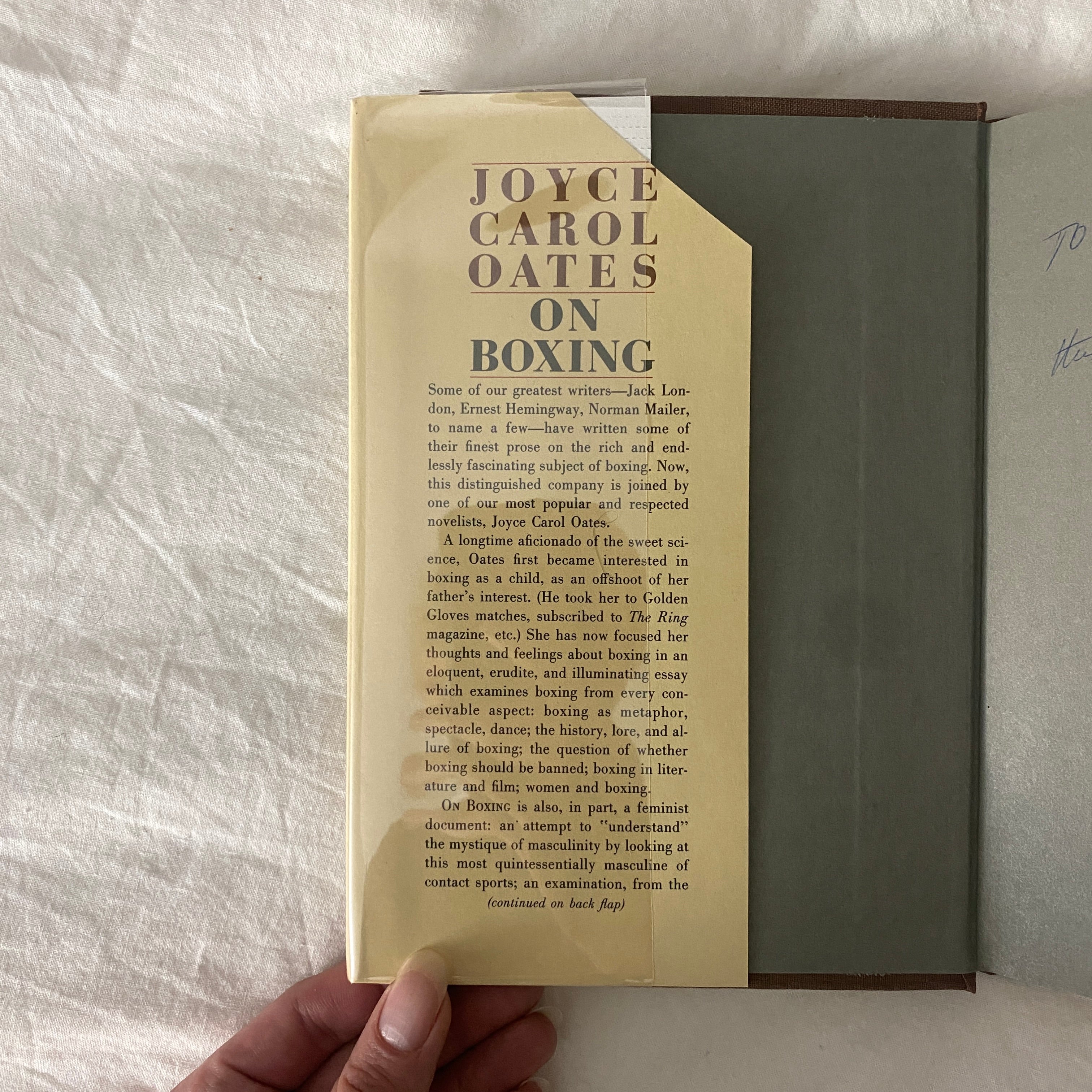 On Boxing by Joyce Carol Oates
