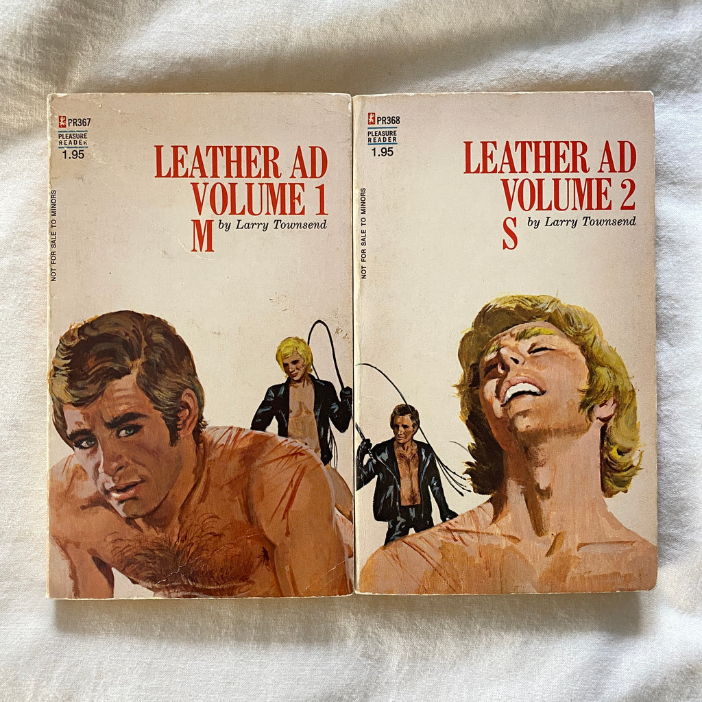 Leather Ad Volume 1 M & Volume 2 S by Larry Townsend set