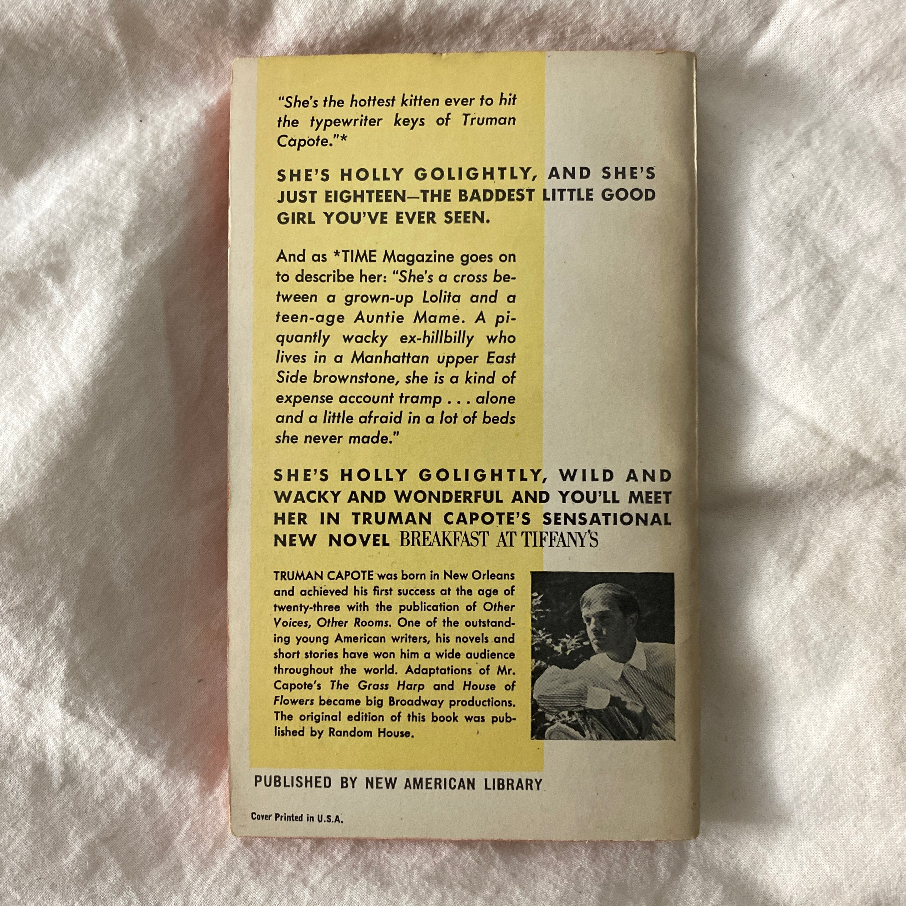 Breakfast at Tiffany’s by Truman Capote