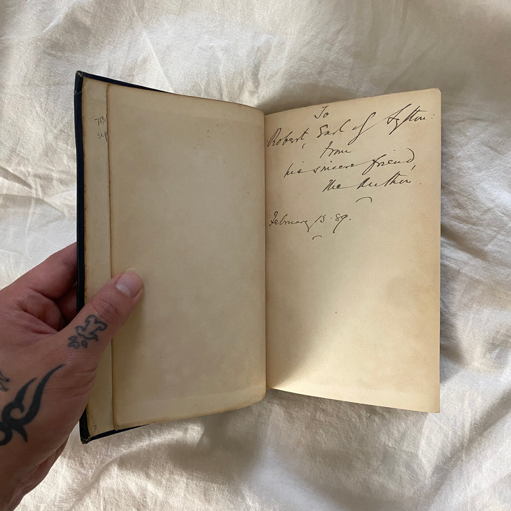 Love’s Widowhood and Other Poems by Alfred Austin SIGNED & INSCRIBED