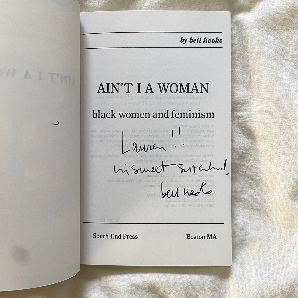 “Ain’t I A Woman” by bell hooks SIGNED