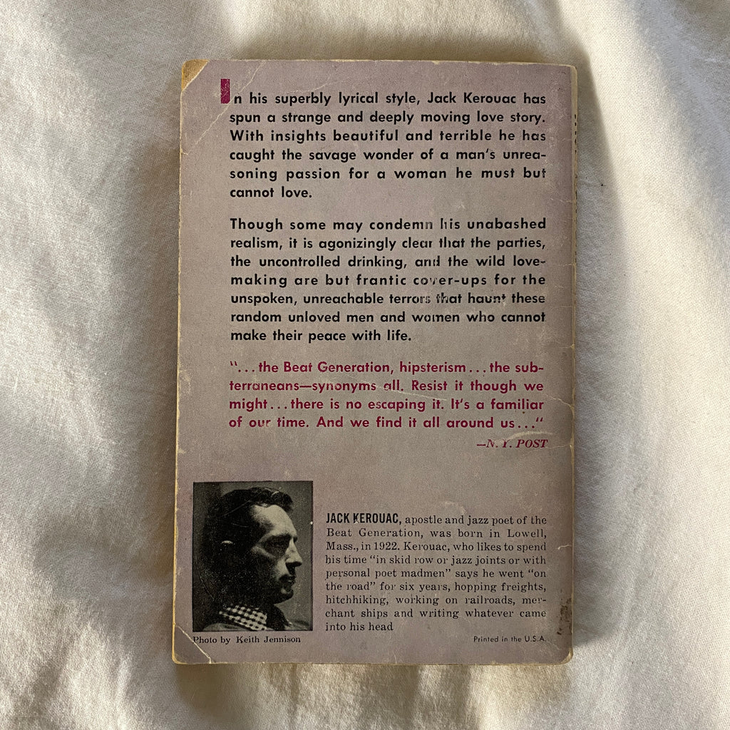 The Subterraneans by Jack Kerouac