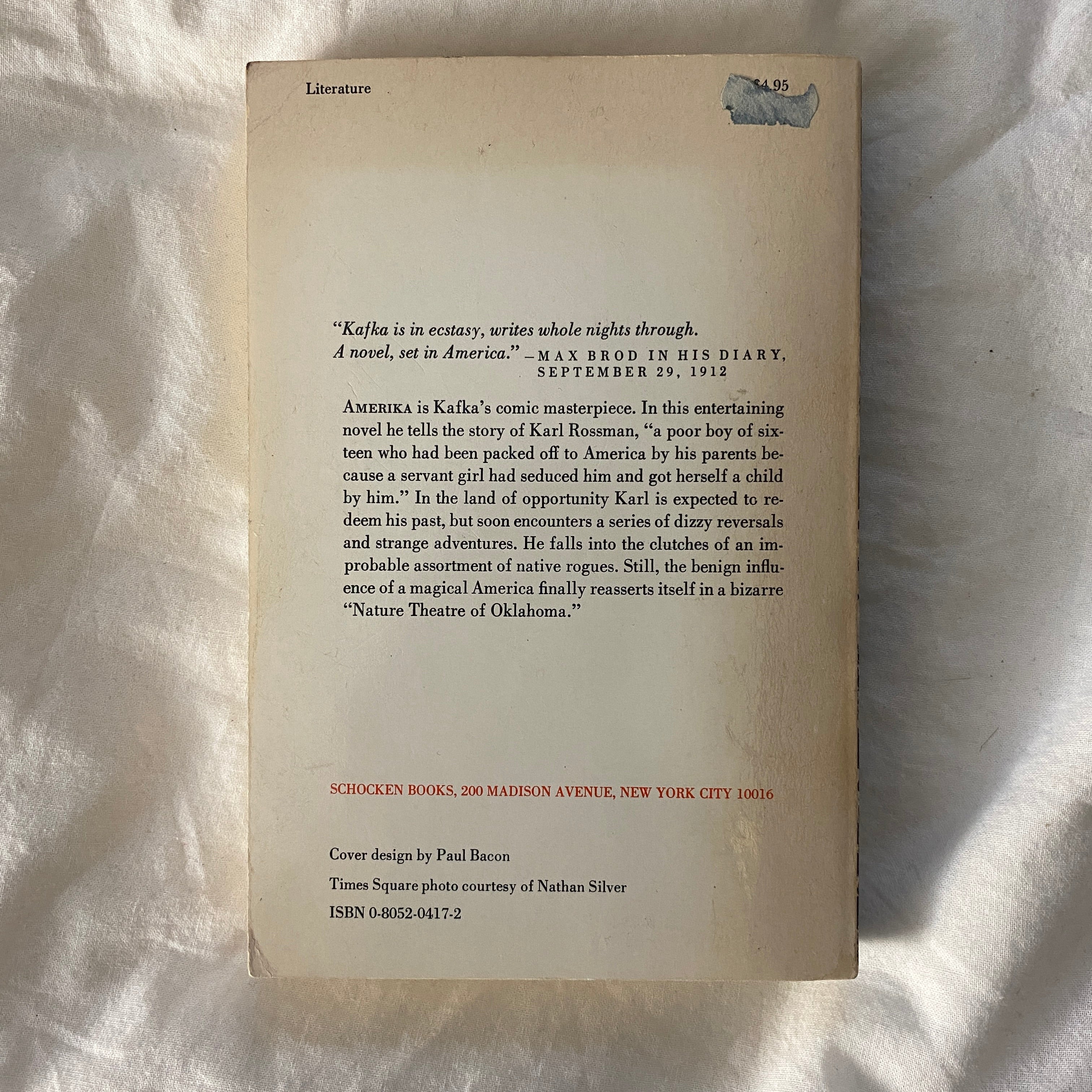 Amerika by Franz Kafka