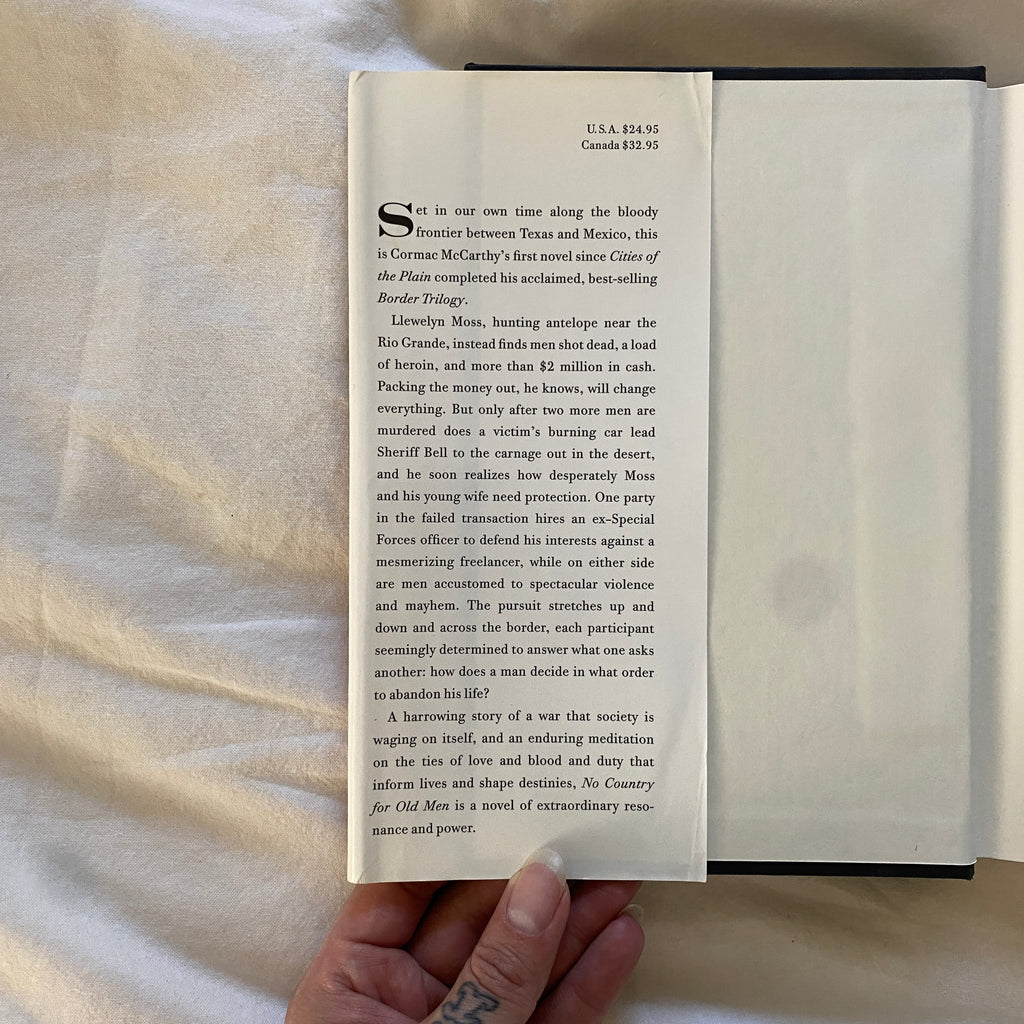 No Country For Old Men by Cormac McCarthy
