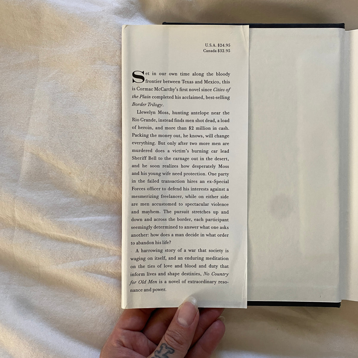 No Country For Old Men by Cormac McCarthy