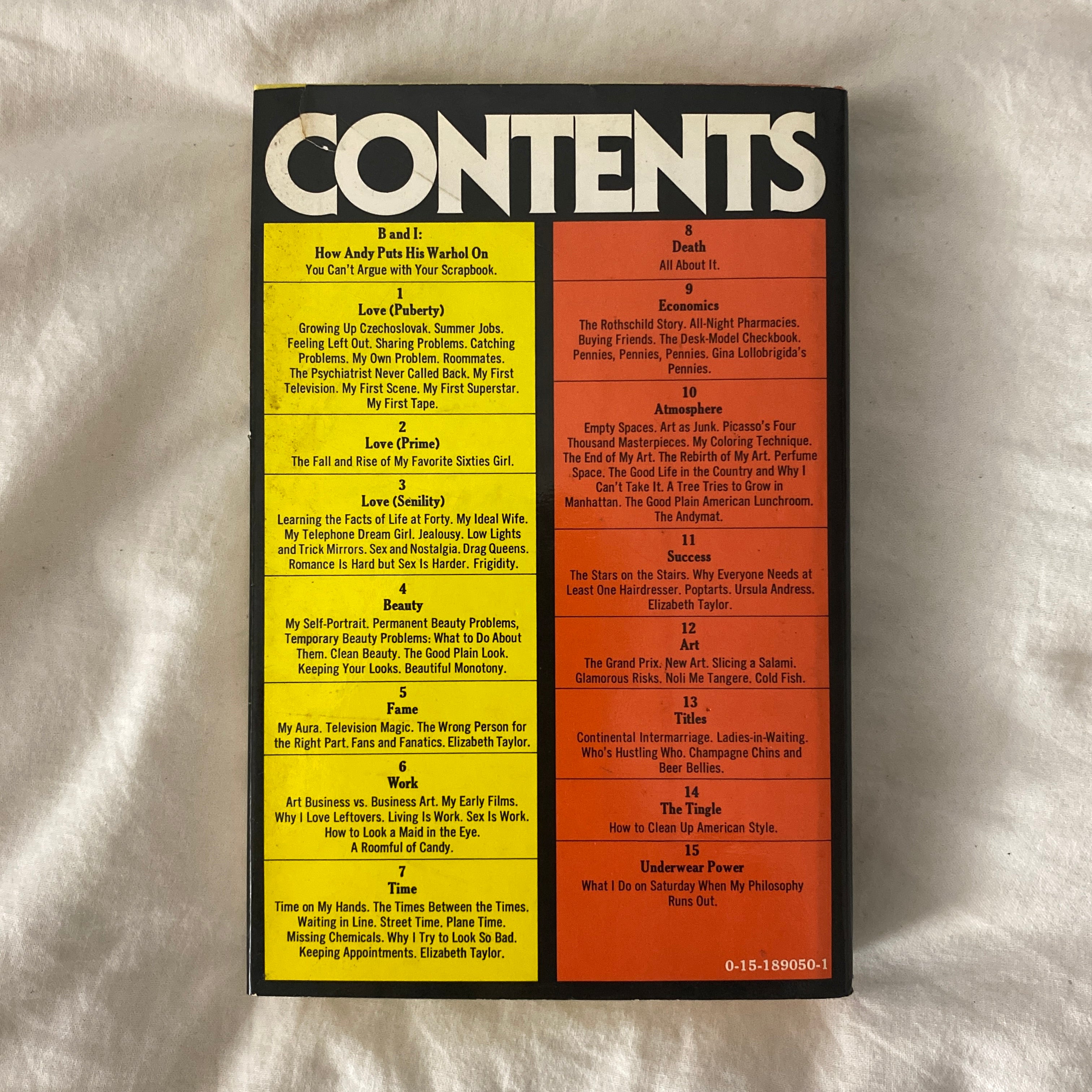 The Philosophy of Andy Warhol (From A to B and Back Again) by Andy Warhol