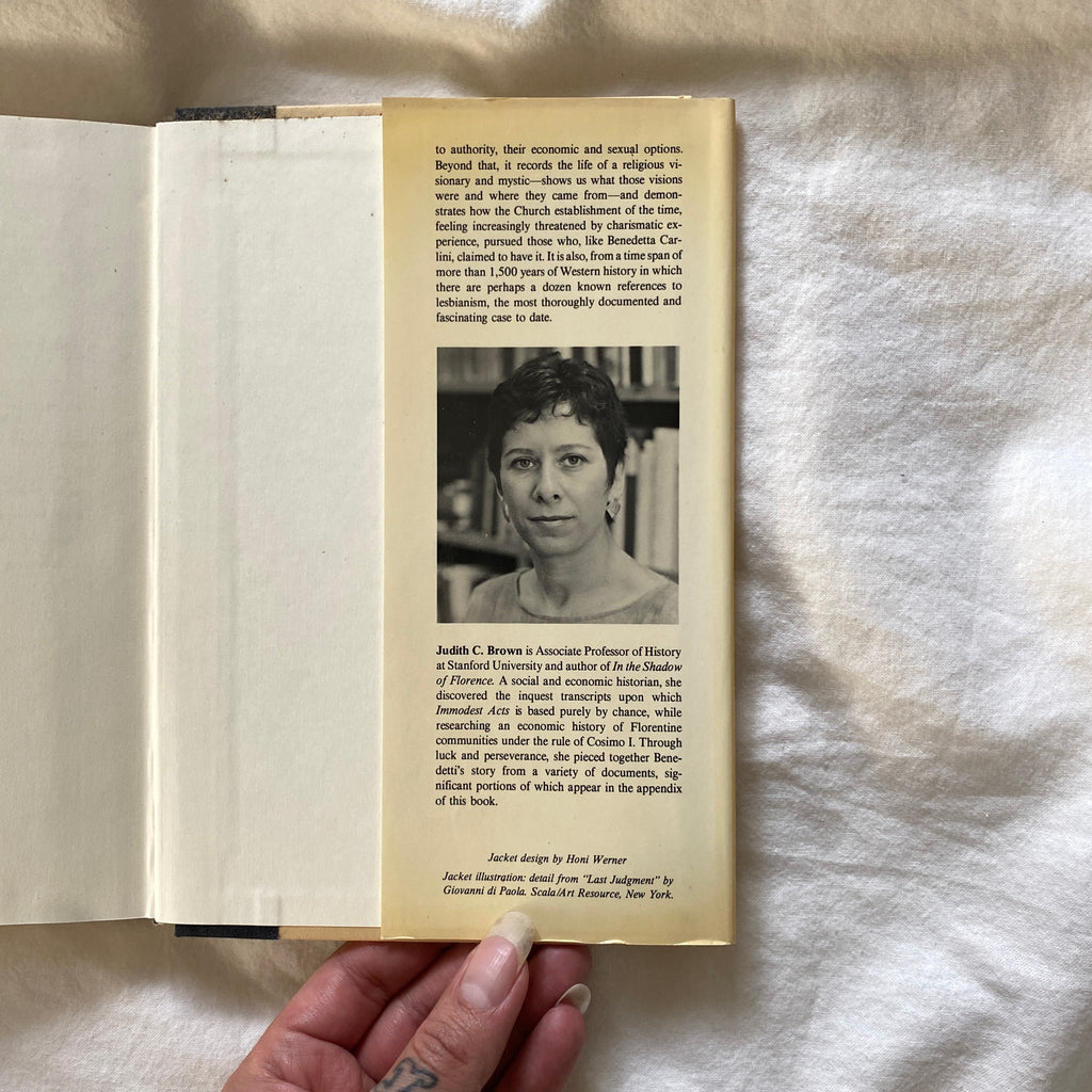 Immodest Acts by Judith C. Brown