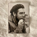 Che Guevara postcard with Cuban stamp