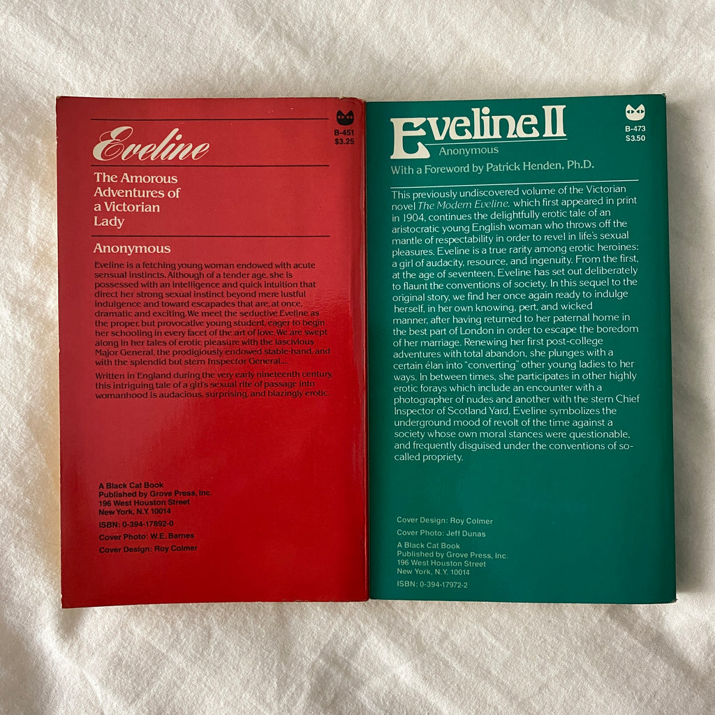 Eveline I & II: The Amorous Adventures of a Victorian Lady by Anonymous