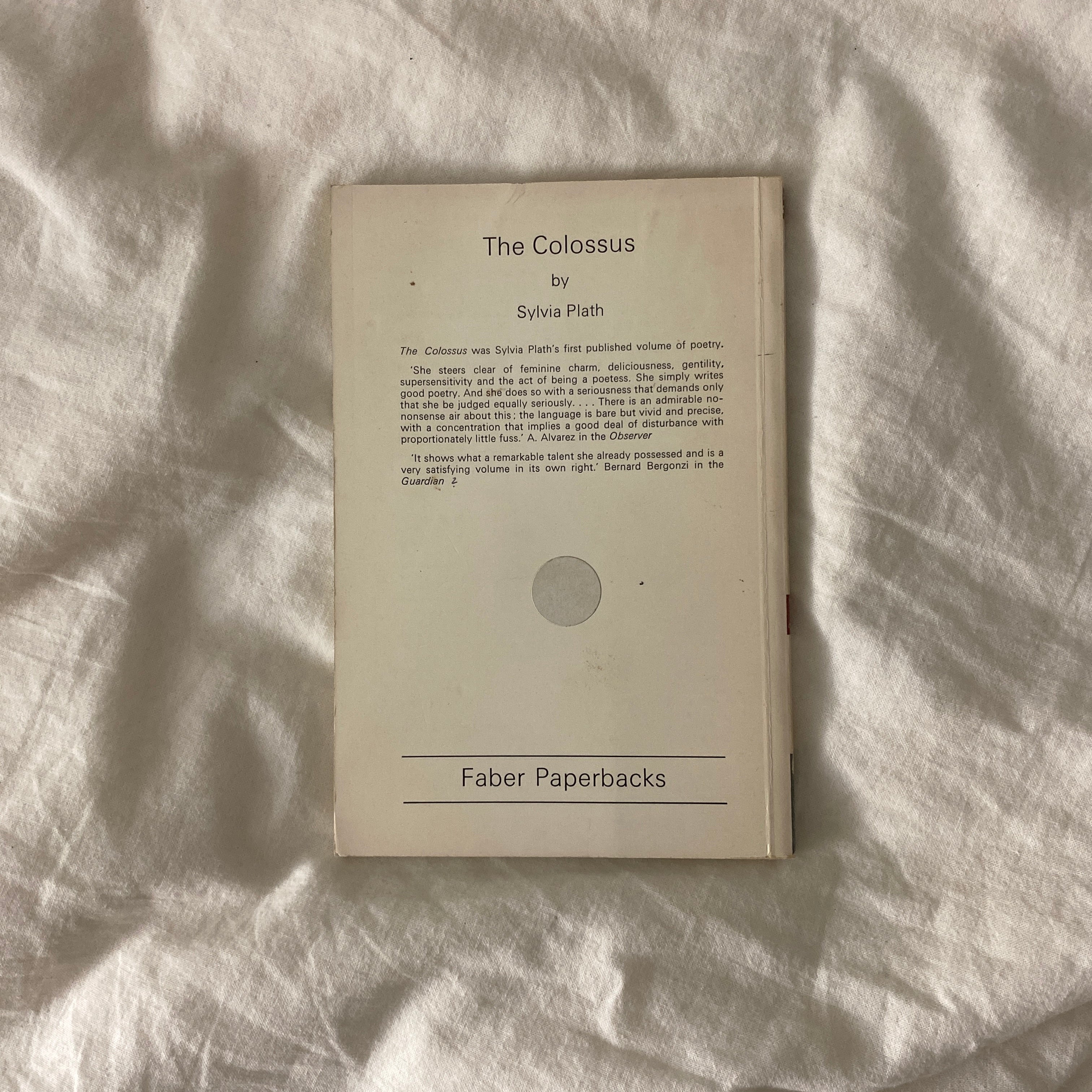 The Colossus by Sylvia Plath