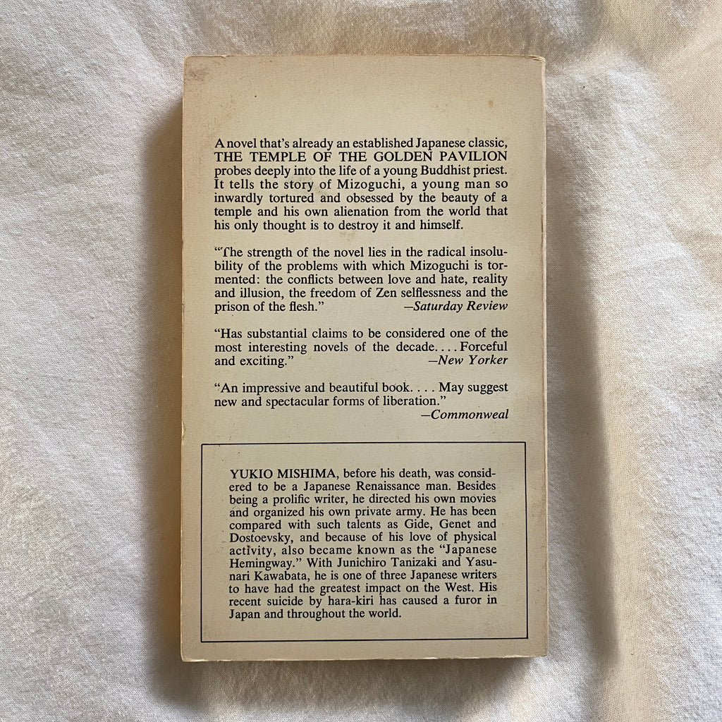 Temple of the Golden Pavilion by Yukio Mishima