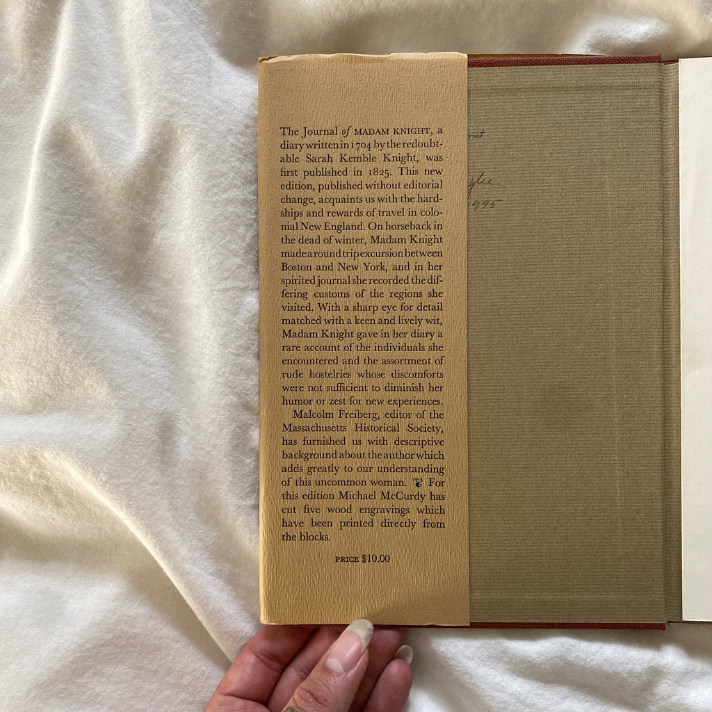 The Journal of Madam Knight