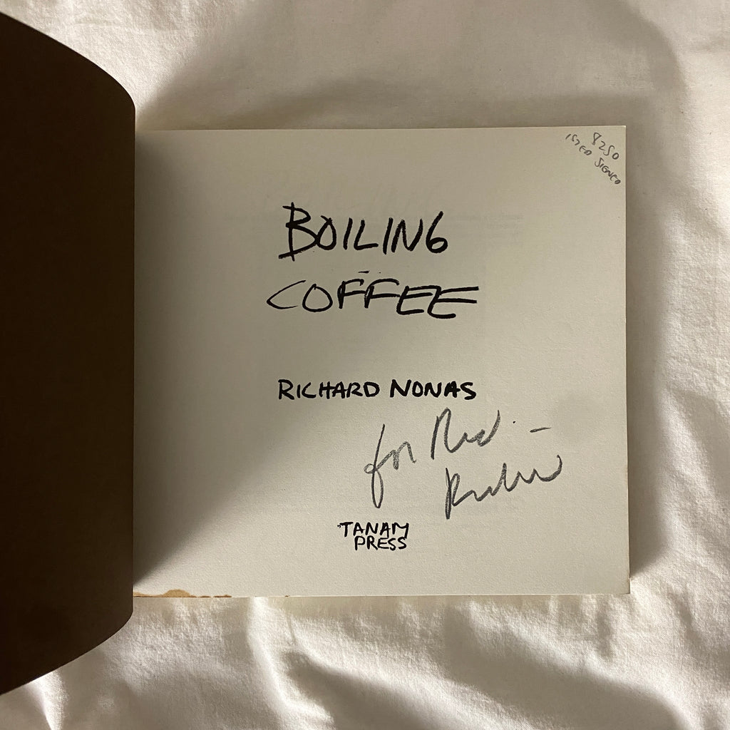 Boiling Coffee by Richard Nonas Signed