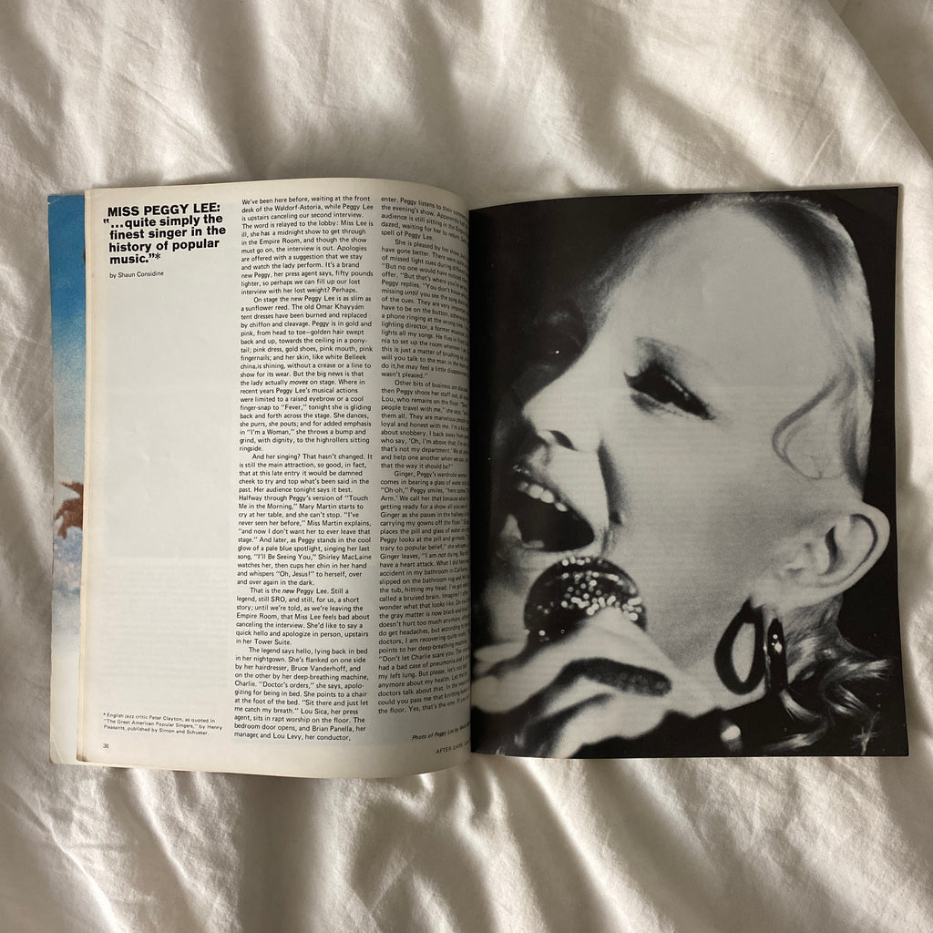 Afterdark June 1974 Peggy Lee