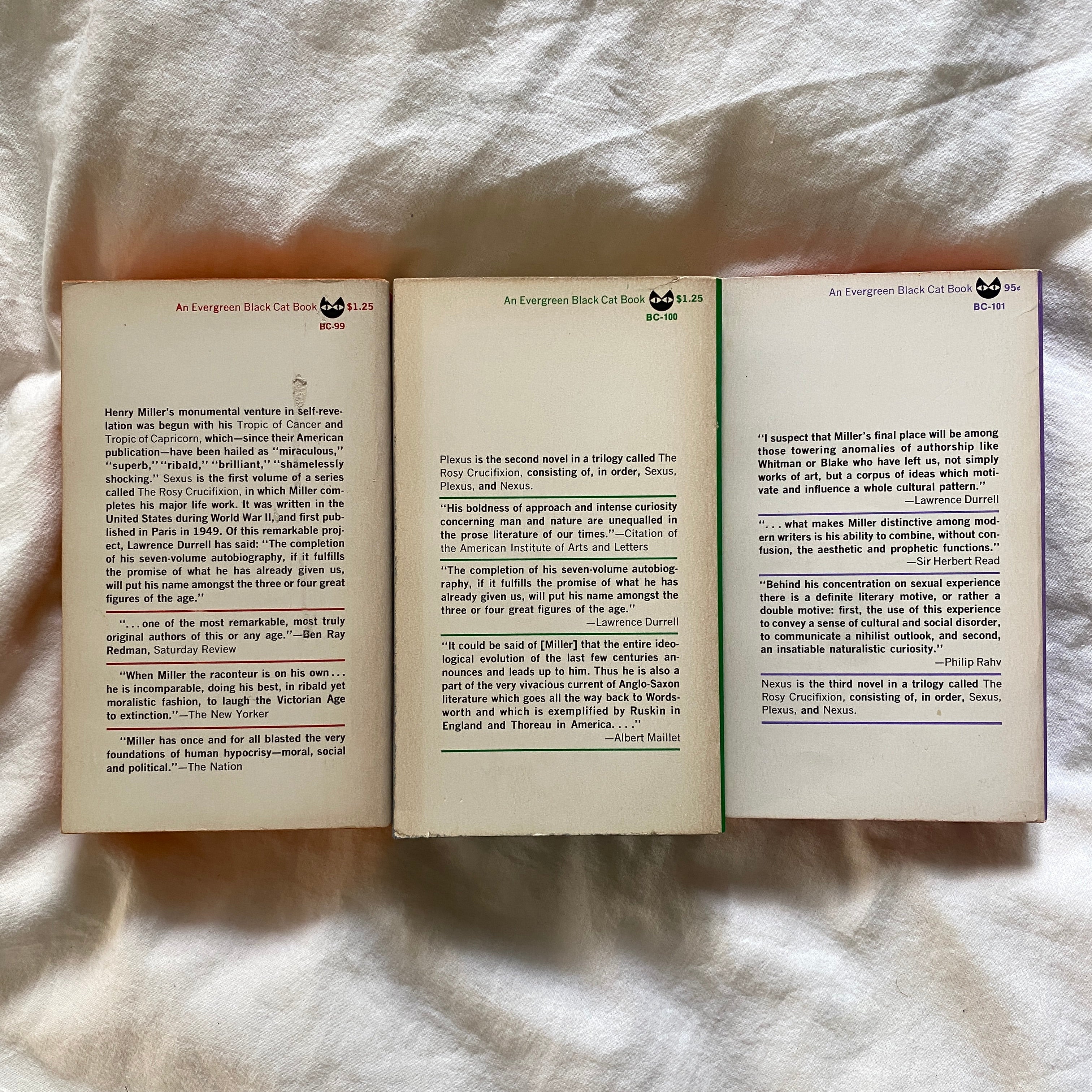 The Rosy Crucifixion by Henry Miller