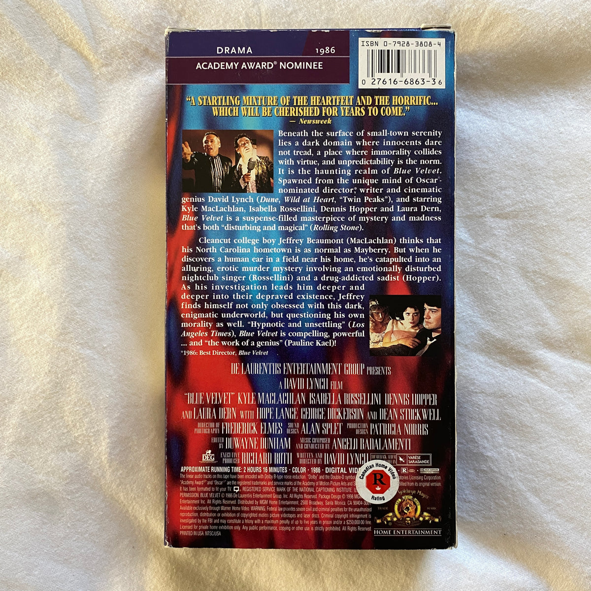 Blue Velvet VHS