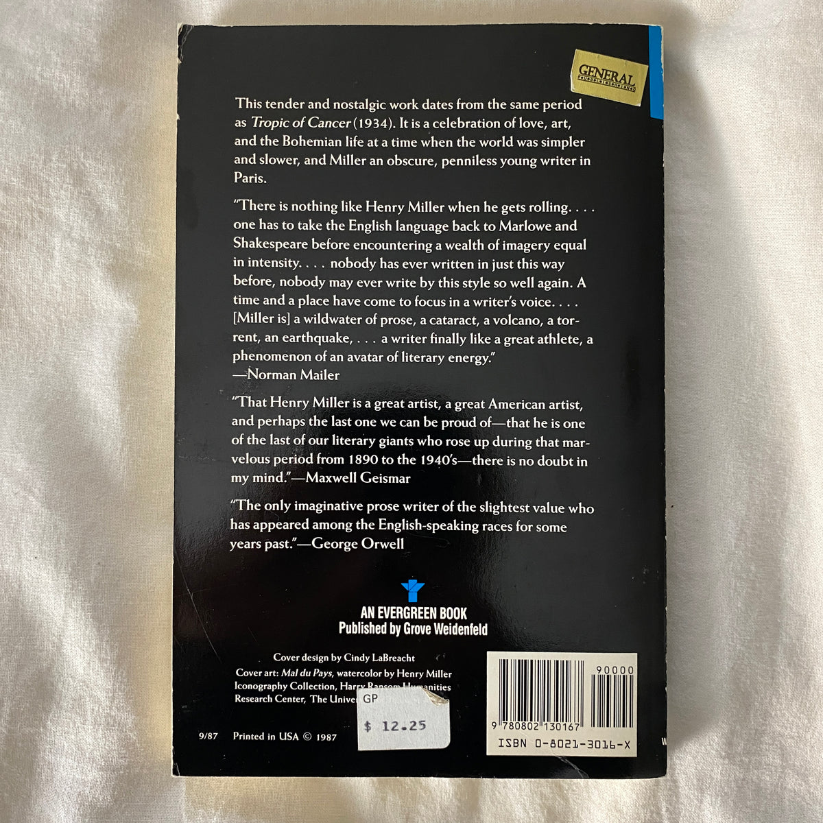 Quiet Days in Cliche by Henry Miller