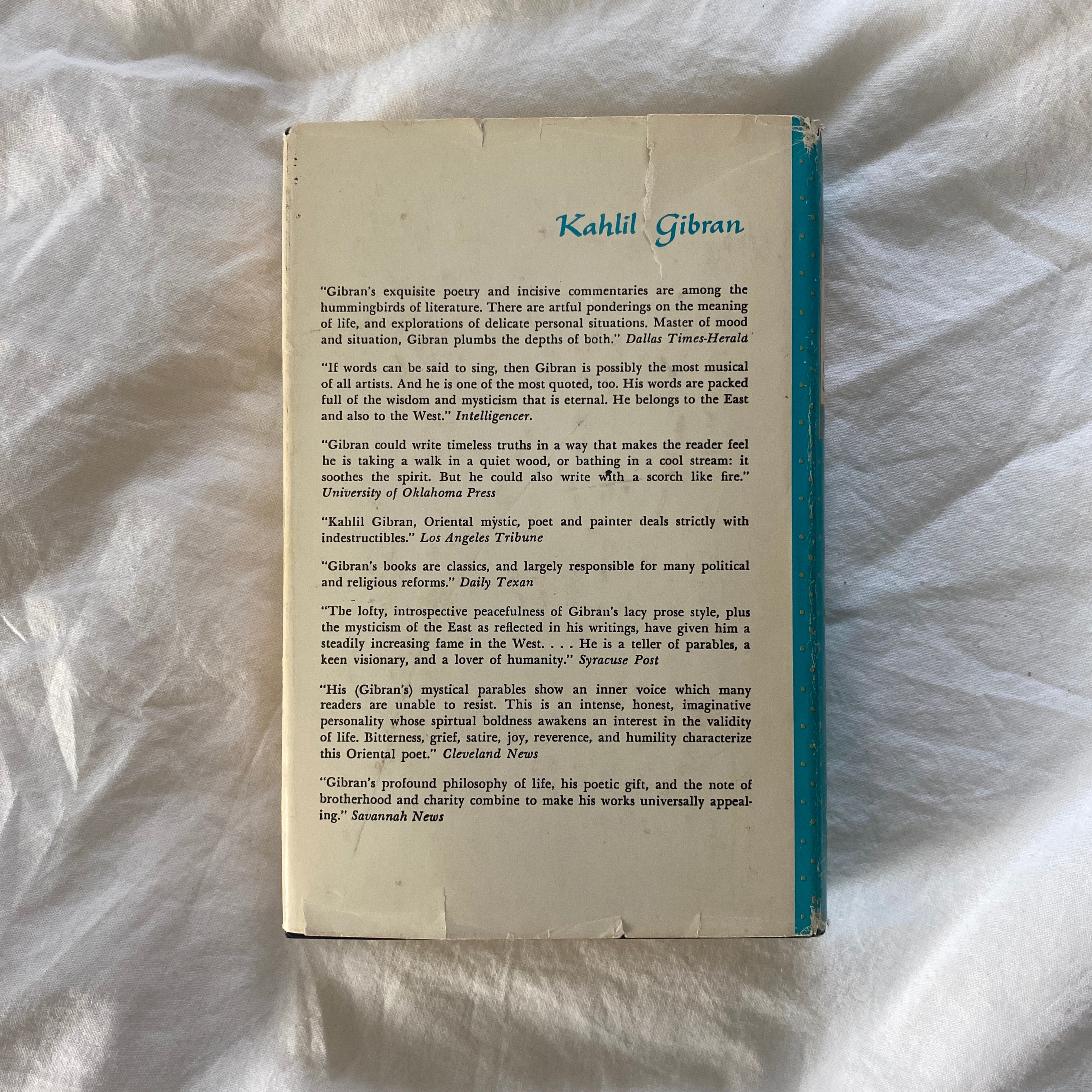 A Treasury of Kahil Gibran edited by Martin L. Wolf