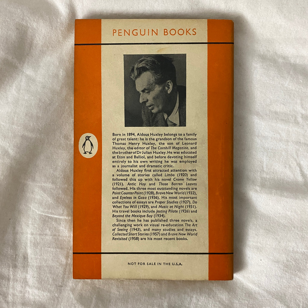 The Doors of Perception and Heaven and Hell by Aldous Huxley