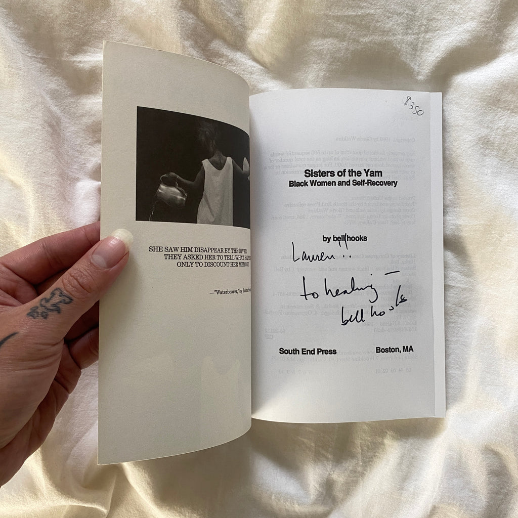 “Sisters of the Yam” by bell hooks SIGNED