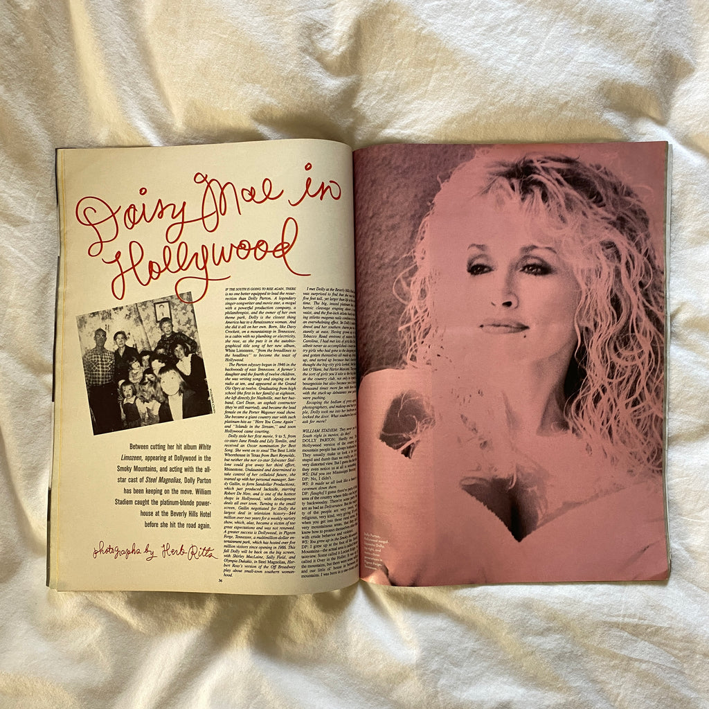 Interview July 1989 Dolly Parton