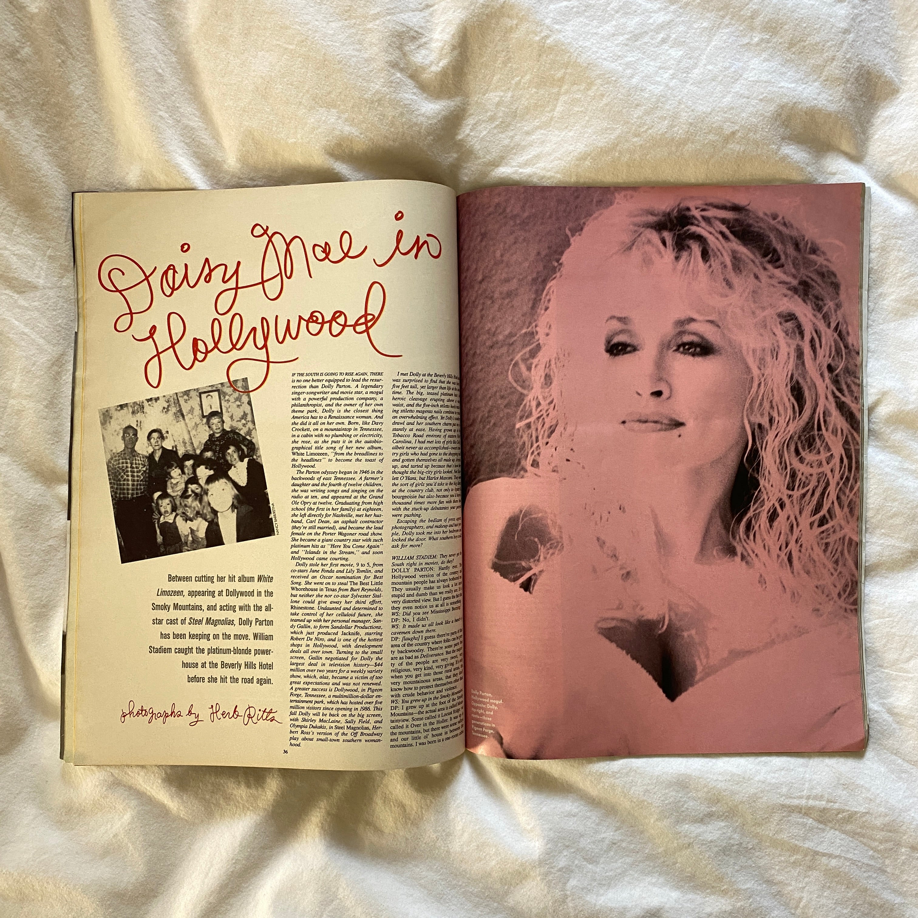 Interview July 1989 Dolly Parton