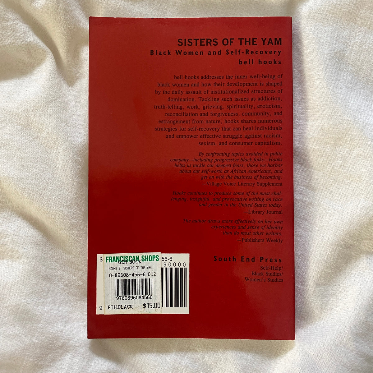 “Sisters of the Yam” by bell hooks SIGNED