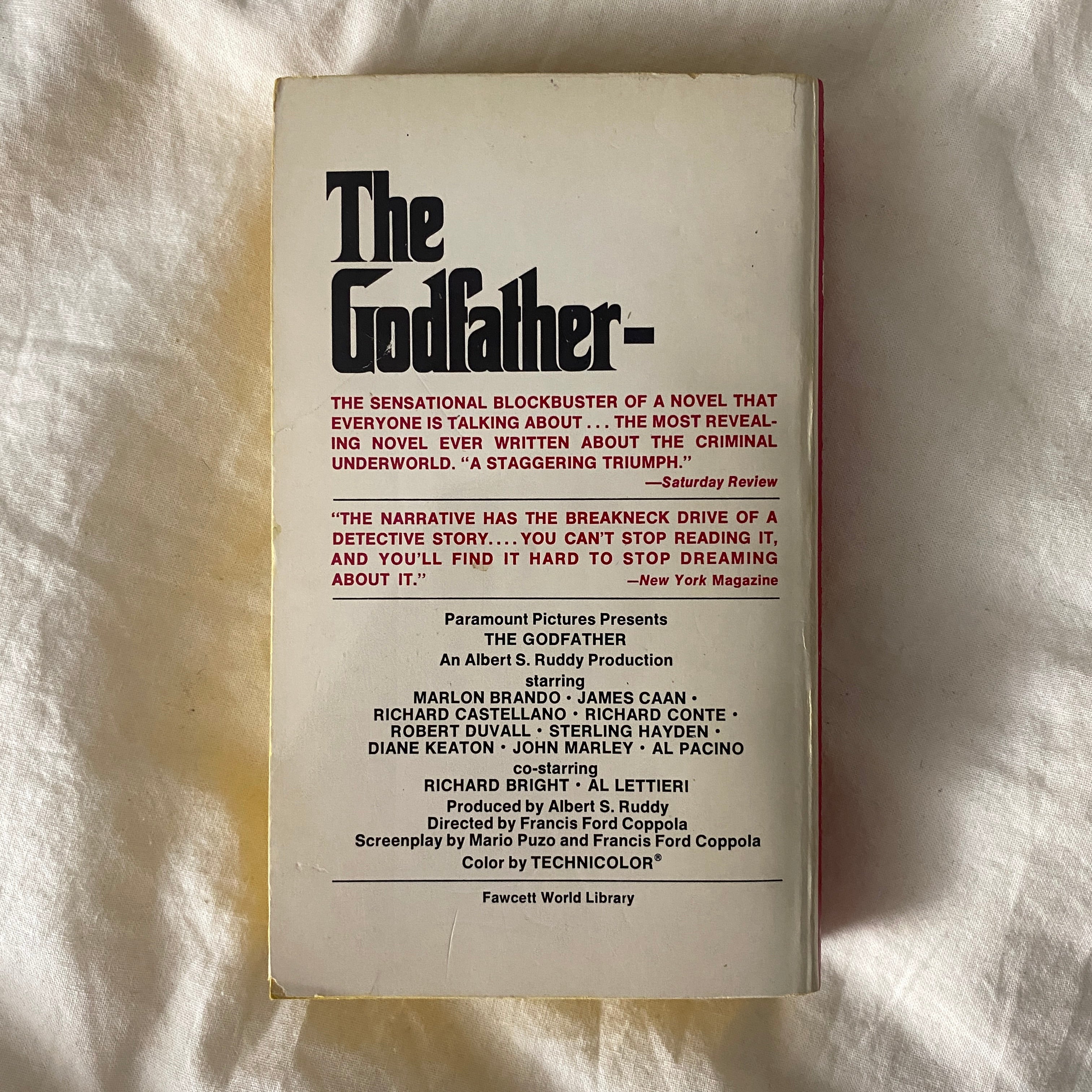 The Godfather by Mario Puzo