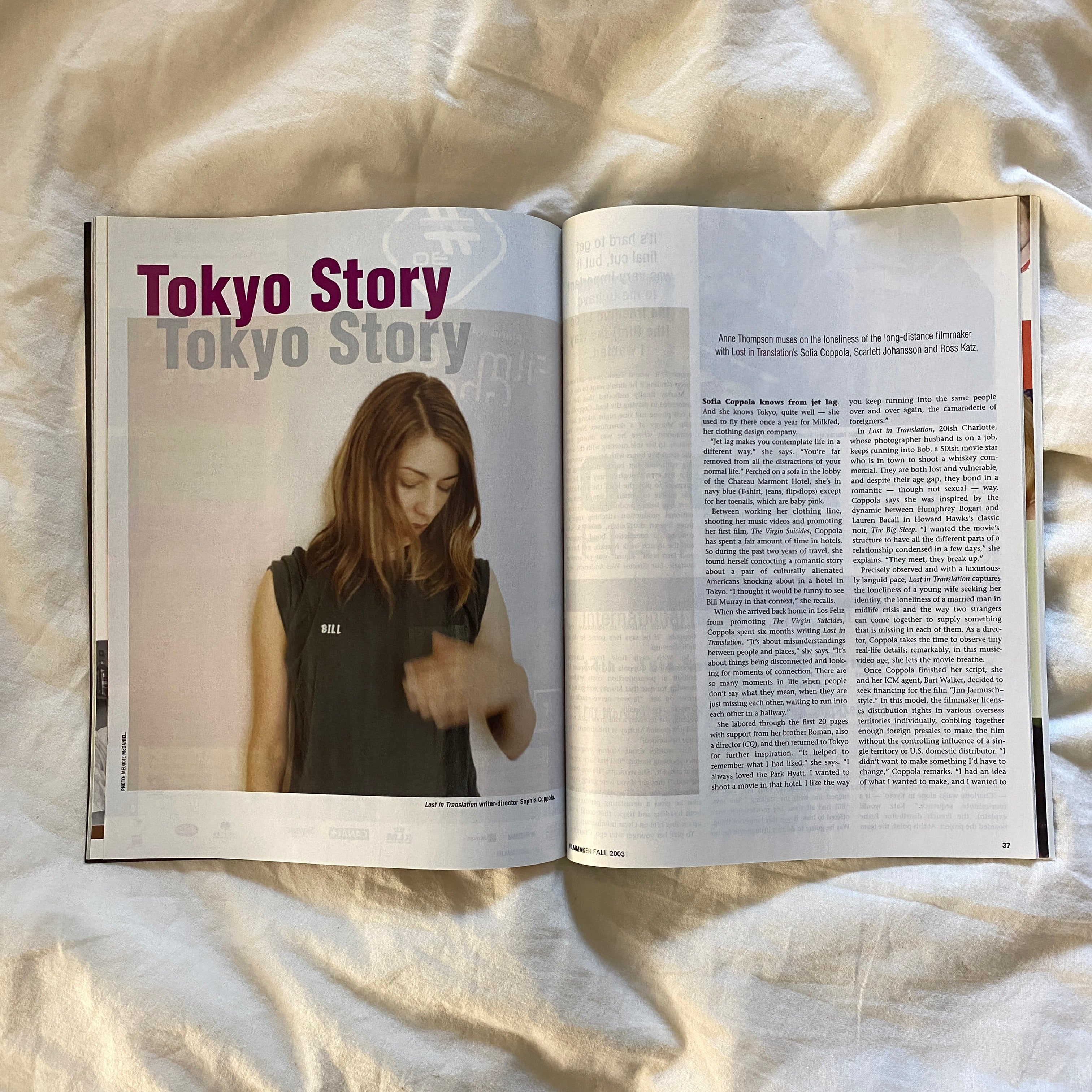 Filmmaker Magazine Fall 2003 Sophia Coppola