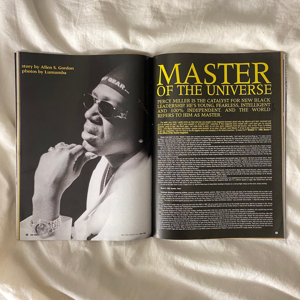 Rap Pages June 1998 Master P